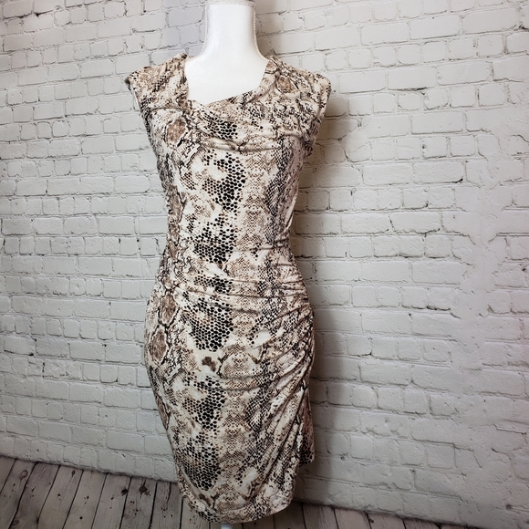 Mango Dresses & Skirts - Mango snake skin dress Mango Dresses & Skirts - Mango snake skin dress